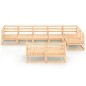 vidaXL 8-tlg. Garten-Lounge-Set Massivholz Kiefer vidaXL 8-tlg. Garten-Lounge-Set Massivholz Kiefer