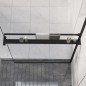 vidaXL Duschablage für Begehbare Dusche Schwarz 90 cm Aluminium vidaXL Duschablage für Begehbare Dusche Schwarz 90 cm Aluminium