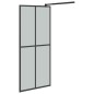vidaXL Duschwand mit Ablage für Walk-In-Dusche Schwarz 90x195 cm ESG vidaXL Duschwand mit Ablage für Walk-In-Dusche Schwarz 90x195 cm ESG