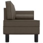 vidaXL Chaiselongue mit Kissen und Nackenrolle Grau Kunstleder vidaXL Chaiselongue mit Kissen und Nackenrolle Grau Kunstleder