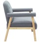 vidaXL 2-Sitzer-Sofa Stoff Hellgrau vidaXL 2-Sitzer-Sofa Stoff Hellgrau