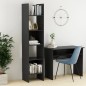 vidaXL Bücherregal Grau 40x35x180 cm Holzwerkstoff vidaXL Bücherregal Grau 40x35x180 cm Holzwerkstoff
