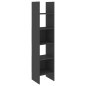 vidaXL Bücherregal Grau 40x35x180 cm Holzwerkstoff vidaXL Bücherregal Grau 40x35x180 cm Holzwerkstoff