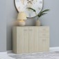 vidaXL Sideboard Sonoma-Eiche 105x30x75 cm Holzwerkstoff vidaXL Sideboard Sonoma-Eiche 105x30x75 cm Holzwerkstoff