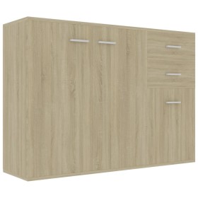 vidaXL Sideboard Sonoma-Eiche 105x30x75 cm Holzwerkstoff