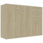 vidaXL Sideboard Sonoma-Eiche 105x30x75 cm Holzwerkstoff vidaXL Sideboard Sonoma-Eiche 105x30x75 cm Holzwerkstoff
