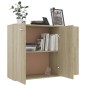 vidaXL Sideboard Sonoma-Eiche 105x30x75 cm Holzwerkstoff vidaXL Sideboard Sonoma-Eiche 105x30x75 cm Holzwerkstoff