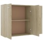 vidaXL Sideboard Sonoma-Eiche 105x30x75 cm Holzwerkstoff vidaXL Sideboard Sonoma-Eiche 105x30x75 cm Holzwerkstoff