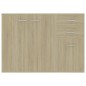 vidaXL Sideboard Sonoma-Eiche 105x30x75 cm Holzwerkstoff vidaXL Sideboard Sonoma-Eiche 105x30x75 cm Holzwerkstoff