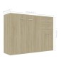 vidaXL Sideboard Sonoma-Eiche 105x30x75 cm Holzwerkstoff vidaXL Sideboard Sonoma-Eiche 105x30x75 cm Holzwerkstoff