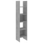 vidaXL 4-tlg. Bücherregal-Set Betongrau Holzwerkstoff vidaXL 4-tlg. Bücherregal-Set Betongrau Holzwerkstoff