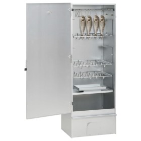 vidaXL Räucherofen mit Kaltrauchgenerator Verzinkter Stahl