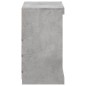 vidaXL Sideboard mit LED-Leuchten Betongrau 60,5x37x67 cm vidaXL Sideboard mit LED-Leuchten Betongrau 60,5x37x67 cm