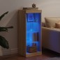 vidaXL Sideboard mit LED-Leuchten Sonoma-Eiche 41x37x100 cm vidaXL Sideboard mit LED-Leuchten Sonoma-Eiche 41x37x100 cm
