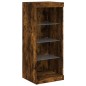 vidaXL Sideboard mit LED-Leuchten Räuchereiche 41x37x100 cm vidaXL Sideboard mit LED-Leuchten Räuchereiche 41x37x100 cm