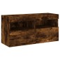 vidaXL 5-tlg. Wohnwand mit LED-Beleuchtung Räuchereiche Holzwerkstoff vidaXL 5-tlg. Wohnwand mit LED-Beleuchtung Räuchereiche Holzwerkstoff