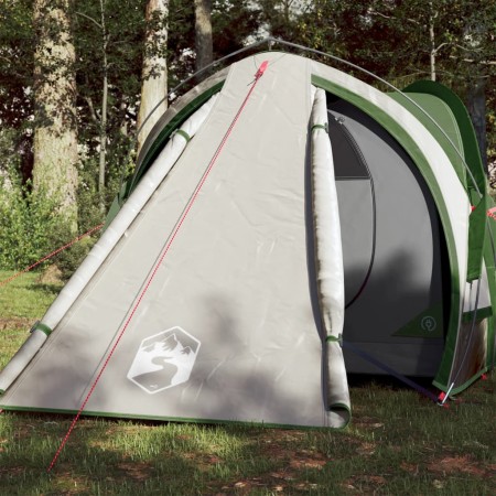 vidaXL Campingzelt 2 Personen Grün 320x140x120 cm 185T Taft