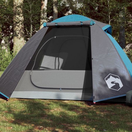 vidaXL Campingzelt 2 Personen Blau 224x248x118 cm 185T Taft