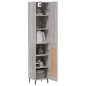 Highboard Grau Sonoma 34,5x34x180 cm Holzwerkstoff Highboard Grau Sonoma 34,5x34x180 cm Holzwerkstoff