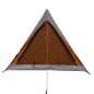 vidaXL Campingzelt 2 Personen Grau & Orange 200x120x88/62 cm 185T Taft vidaXL Campingzelt 2 Personen Grau & Orange 200x120x88/62 cm 185T Taft