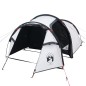vidaXL Campingzelt 3 Personen Weiß 370x185x116 cm 190T Taft vidaXL Campingzelt 3 Personen Weiß 370x185x116 cm 190T Taft