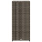 vidaXL Gartenschrank Grau 50x55x115 cm Poly Rattan vidaXL Gartenschrank Grau 50x55x115 cm Poly Rattan