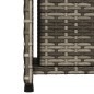 vidaXL Gartenschrank Grau 50x55x115 cm Poly Rattan vidaXL Gartenschrank Grau 50x55x115 cm Poly Rattan
