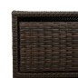 vidaXL Gartenschrank Braun 55x59x69 cm Poly Rattan vidaXL Gartenschrank Braun 55x59x69 cm Poly Rattan