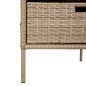 vidaXL Gartenschrank Beige 55x59x80 cm Poly Rattan vidaXL Gartenschrank Beige 55x59x80 cm Poly Rattan