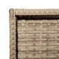 vidaXL Gartenschrank Beige 55x59x80 cm Poly Rattan vidaXL Gartenschrank Beige 55x59x80 cm Poly Rattan