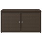 vidaXL Gartenschrank Braun 110x55x60,5 cm Poly Rattan vidaXL Gartenschrank Braun 110x55x60,5 cm Poly Rattan