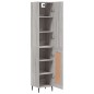 Highboard Grau Sonoma 34,5x34x180 cm Holzwerkstoff Highboard Grau Sonoma 34,5x34x180 cm Holzwerkstoff