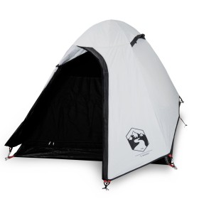 vidaXL Campingzelt 2 Personen Weiß 254x135x112 cm 185T Taft