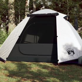 vidaXL Campingzelt 2 Personen Weiß 224x248x118 cm 185T Taft