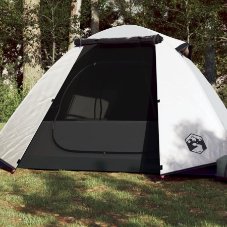 vidaXL Campingzelt 2 Personen Weiß 224x248x118 cm 185T Taft