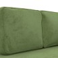 vidaXL Chaiselongue mit Kissen und Nackenrolle Hellgrün Samt vidaXL Chaiselongue mit Kissen und Nackenrolle Hellgrün Samt