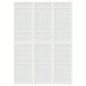 vidaXL 3-tlg. Paravent Japanischer Stil Faltbar 120x170 cm Weiß vidaXL 3-tlg. Paravent Japanischer Stil Faltbar 120x170 cm Weiß