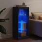 vidaXL Sideboard mit LED-Leuchten Schwarz 41x37x100 cm vidaXL Sideboard mit LED-Leuchten Schwarz 41x37x100 cm
