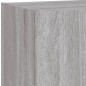 vidaXL 5-tlg. Wohnwand mit LED-Beleuchtung Grau Sonoma Holzwerkstoff vidaXL 5-tlg. Wohnwand mit LED-Beleuchtung Grau Sonoma Holzwerkstoff