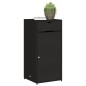 vidaXL Gartenschrank Schwarz 55x55x111 cm Poly Rattan vidaXL Gartenschrank Schwarz 55x55x111 cm Poly Rattan