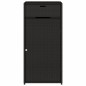vidaXL Gartenschrank Schwarz 55x55x111 cm Poly Rattan vidaXL Gartenschrank Schwarz 55x55x111 cm Poly Rattan