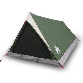 vidaXL Campingzelt 2 Personen Grün Wasserfest