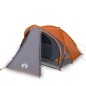 vidaXL Kuppel-Campingzelt 2 Personen Grau und Orange Wasserdicht vidaXL Kuppel-Campingzelt 2 Personen Grau und Orange Wasserdicht