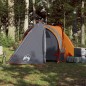 vidaXL Kuppel-Campingzelt 2 Personen Grau und Orange Wasserdicht vidaXL Kuppel-Campingzelt 2 Personen Grau und Orange Wasserdicht