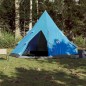 vidaXL Tipi-Campingzelt 4 Personen Blau Wasserdicht vidaXL Tipi-Campingzelt 4 Personen Blau Wasserdicht
