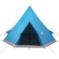 vidaXL Tipi-Campingzelt 4 Personen Blau Wasserdicht vidaXL Tipi-Campingzelt 4 Personen Blau Wasserdicht