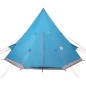 vidaXL Tipi-Campingzelt 4 Personen Blau Wasserdicht vidaXL Tipi-Campingzelt 4 Personen Blau Wasserdicht