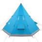 vidaXL Tipi-Campingzelt 4 Personen Blau Wasserdicht vidaXL Tipi-Campingzelt 4 Personen Blau Wasserdicht