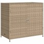 vidaXL Gartenschrank Beige 83x45x76 cm Poly Rattan vidaXL Gartenschrank Beige 83x45x76 cm Poly Rattan