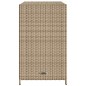 vidaXL Gartenschrank Beige 83x45x76 cm Poly Rattan vidaXL Gartenschrank Beige 83x45x76 cm Poly Rattan